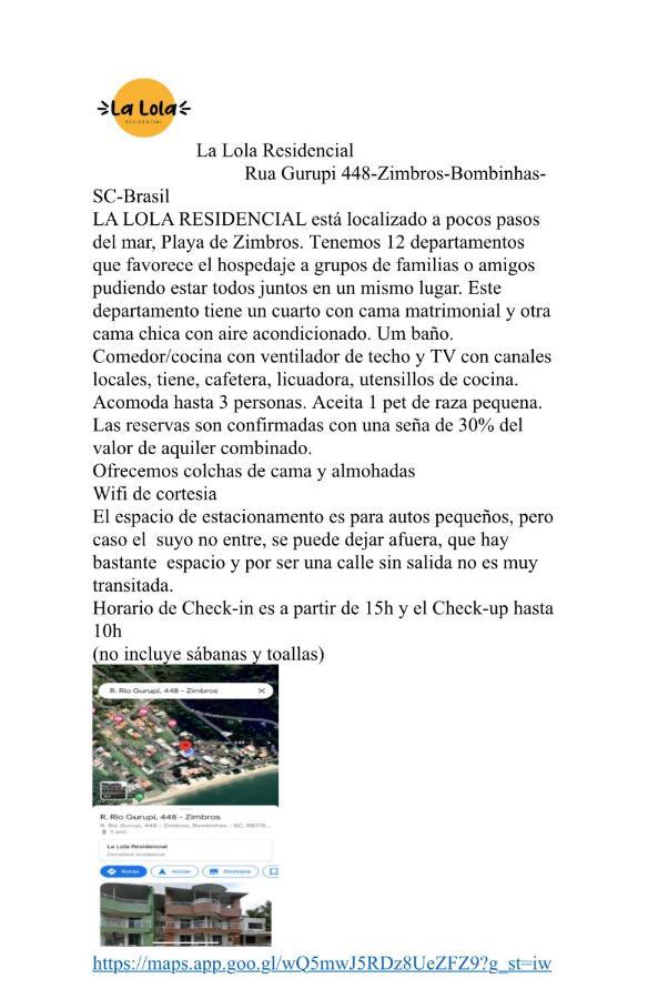 La Lola Residencial Apartment Bombinhas Bagian luar foto